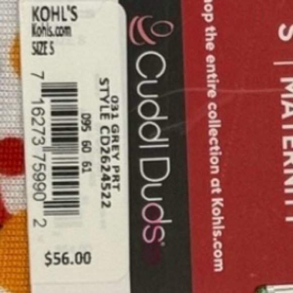 NWT Cuddl Duds maternity PJs size small Christmas penguins‎ - Picture 4 of 4